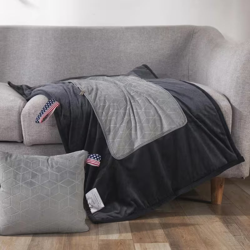 Foldable Blanket Pillow - BlanKow™